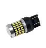 Світлодіодна лампа 7443 T20 W21/5W W3x16q 78SMD 3014 12V з лінзою і драйвером Біла - Зображення 2
