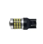 Світлодіодна лампа 7443 T20 W21/5W W3x16q 78SMD 3014 12V з лінзою і драйвером Біла - Зображення 4