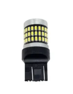 Світлодіодна лампа 7443 T20 W21/5W W3x16q 78SMD 3014 12V з лінзою і драйвером Біла - Зображення 3