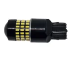 Світлодіодна лампа 7443 T20 W21/5W W3x16q 78SMD 3014 12V з лінзою і драйвером Біла ПРЕМІУМ - Зображення 3