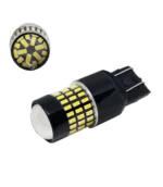 Світлодіодна лампа 7443 T20 W21/5W W3x16q 78SMD 3014 12V з лінзою і драйвером Біла ПРЕМІУМ