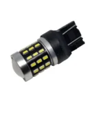 Світлодіодна лампа 7443 T20 W21/5W W3x16q 54SMD 3014 12V з лінзою і драйвером Біла - Зображення 3