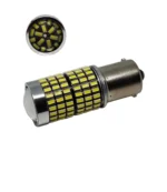 Світлодіодна лампа з цоколем 1156 BA15s P21W 144 SMD 3014 12V Біла з драйвером і лінзою