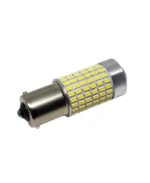 Светодиодная лампа с цоколем 1156 BA15s P21W 144 SMD 3014 с линзой и драйвером ПРЕМІУМ - Зображення 2