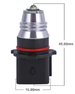 Світлодіодна лампа з цоколем P13W T6 9-24V 1 CREE 10W 900Lm Біла - Зображення 4