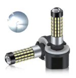 Світлодіодна лампа з цоколем H27 (880) 78SMD 3014 12-24V з лінзою Білий