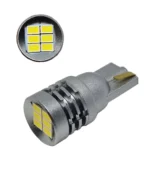 Світлодіодна лампа Т10 W5W 6SMD 3020 9-18V з обманкою Біла