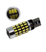 Світлодіодна лампа Т10 W5W 54SMD 3014 з обманкою, драйвером і лінзою 12V Білий