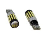 Світлодіодна лампа Т10 W5W 54SMD 3014 з обманкою, драйвером і лінзою 12V Білий ПРЕМІУМ - Зображення 3