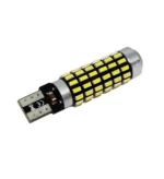 Світлодіодна лампа Т10 (W5W) 78 SMD 3014 з обманкою, драйвером і лінзою 12V Білий - Зображення 2