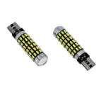 Світлодіодна лампа Т10 (W5W) 78 SMD 3014 з обманкою, драйвером і лінзою 12V Білий - Зображення 3