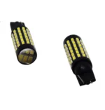 Світлодіодна лампа Т10 (W5W) 78 SMD 3014 930 Lm з обманкою, драйвером і лінзою 12V Білий ПРЕМІУМ - Зображення 2