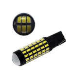 Світлодіодна лампа Т10 (W5W) 78 SMD 3014 930 Lm з обманкою, драйвером і лінзою 12V Білий ПРЕМІУМ