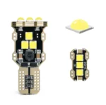 Світлодіодна лампа T15 W16W 9SMD 3030 CREE із обманкою canbus Біла - Зображення 4