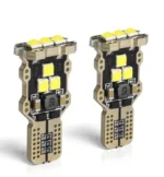 Світлодіодна лампа T15 W16W 9SMD 3030 CREE із обманкою canbus Біла - Зображення 2