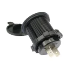 Автомобільний зарядний пристрій USB QC 3.0 та PD Type-C 3,1 А 12-24В розрізка врізна, зелене підсвічування - Зображення 5