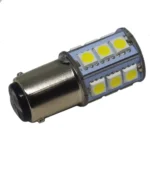 Світлодіодна лампа з цоколем BA15D 18 SMD 5050 Біла Судова лампа, лампа для катера - Зображення 2