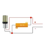Резистор Canbus Led. Обманка для світлодіодних LED ламп 50W 6RJ - Зображення 7