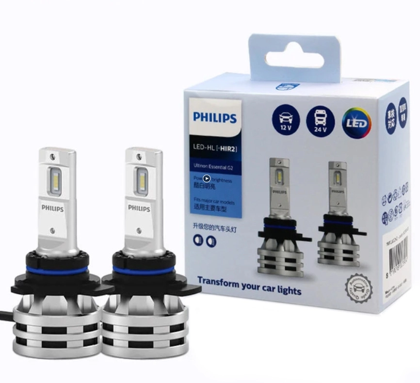 4606337207_avtomobilni-svitlodiodni-lampi Автомобільні світлодіодні лампи з цоколем HIR2 PHILIPS LED 11012UE2X2 12-24V 24W 6500К - Зображення 1
