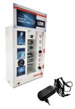 Демонстраційна шафа для автомобільних ламп OSRAM Led W5W C5W, стенд для перевірки ламп 35*19,5*7,5 см