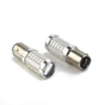 Світлодіодна лампа з цоколем 1157 BAY15d P21/5W 33SMD 5630 12V Синє світло з драйвером - Зображення 9