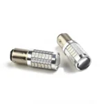 Світлодіодна лампа з цоколем 1157 BAY15d P21/5W 33SMD 5630 12V Синє світло з драйвером - Зображення 6