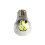Світлодіодна лампа з цоколем 1156 BA15s P21W 33SMD 2835 12V Білє світло, скляна колба - Зображення 5