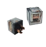 Реле 5 контактів електромагнітне Реле КВАНТ12V 5-ти контактне 40А з індикатором КВАНТ JD1914