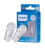 Комплект світлодіодних ламп PHILIPS W5W T10 LED Ultinon Pro6000 SI 8000K 11961XU60X2 - Зображення 3