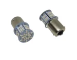Світлодіодна лампа з цоколем 1156 BAU15s PY21W 54SMD 3014 12V Червона - Зображення 3