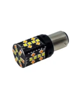 Світлодіодна двокольорова лампа 1157 BA15d P21/5W 44SMD 3030 12V Білий Жовтий з обманкою - Зображення 2