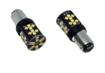 Світлодіодна двокольорова лампа 1157 BA15d P21/5W 44SMD 3030 12V Білий Жовтий з обманкою - Зображення 6