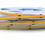 Світлодіодна стрічка COB 320DT X8 10W/м 900LM 3000K 12V Теплий Білий самоклеюча 1 метр - Зображення 5