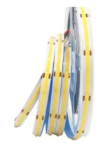 Світлодіодна стрічка COB 320DT X8 10W/м 900LM 6500K 12V Холодний Білий самоклеюча 1 метр - Зображення 2