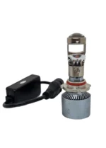 Світлодіодні міні лінзи. Led лінза цоколь HB4 8 CSP 8000LM 5700K 12-24V з вентилятором 56W комплект - Зображення 4