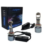 Світлодіодні міні лінзи. Led лінза цоколь HB4 8 CSP 8000LM 5700K 12-24V з вентилятором 56W комплект