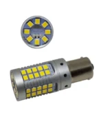 Світлодіодна лампа з цоколем 1156 BA15s P21W 48SMD 3030 3400Lm 12V Біле світло canbus з обманкою