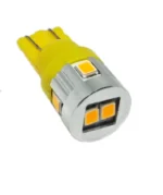 Світлодіодна лампа Т10 (W5W) 6 SMD 5630 12V 300Lm Жовта - Зображення 2