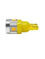 Світлодіодна лампа Т10 (W5W) 6 SMD 5630 12V 300Lm Жовта - Зображення 4
