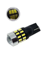 Світлодіодна лампа Т10 (W5W) 30 SMD 3014 з драйвером та лінзою 12V Білий