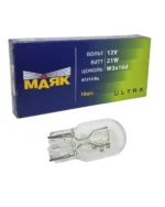 Автомобільна лама Маяк W21W 12V 21W 81213 БЦ ULTRA - Зображення 3