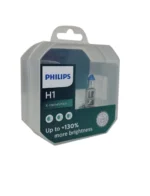Галогенна автолампи PHILIPS H1 P14,5s X-treme Vision 12V 12258XV+Е2 HCB 55W +130% - Зображення 3