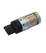 Світлодіодна лампа з цоколем 7440 W21W 40SMD 3030 3400Lm 12V Жовтий з обманкою - Зображення 3