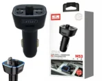 ФМ модулятор FM трансмітер Earldom М-53 з Bluetooth MP3 WMA WAV два порти підтримка TF-карт U-диск