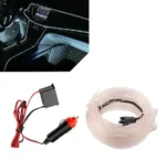 Світлодіодний гнучкий неон з інвертором (драйвером) від прикурювача 3 метри Білий