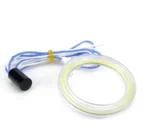 Світлодіодні ангельські глазки COB Білий діаметр 90 мм з резистором комплектом - Зображення 5