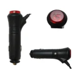 Штекер у прикурювач з кнопкою та проводом - Зображення 3