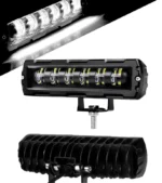 Світлодіодна балка (додаткова фара) 6 лінз 10-30V 6000K Ближнє світло Біле 159*54мм