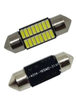 Світлодіодна лампа C5W Festoon 16SMD 4014 12V 31мм Біле світло