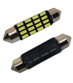Світлодіодна лампа C5W Festoon 16SMD 4014 12V 39мм Біле світло